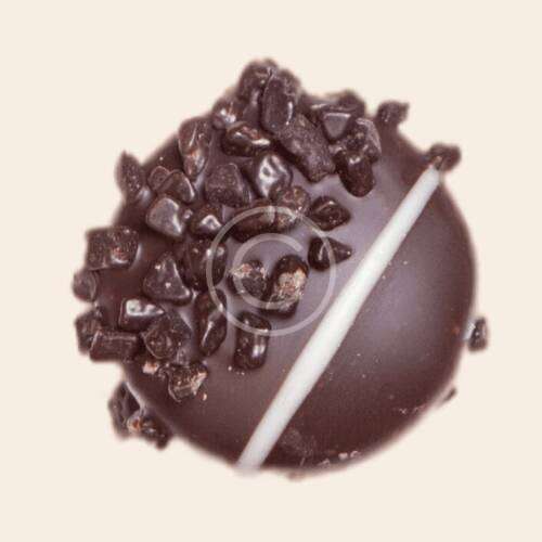 Dark chocolate candy